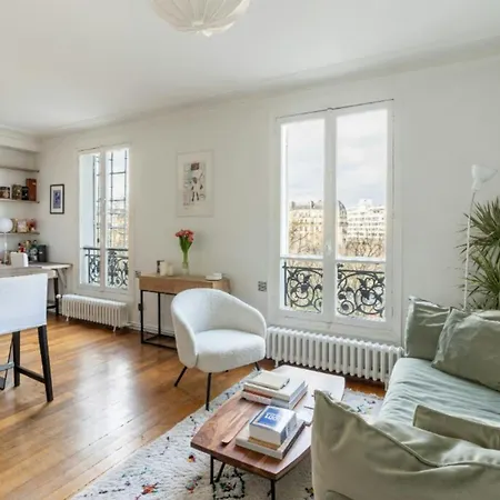Breathtaking 2bd Modern Montparnasse Lejlighed Paris